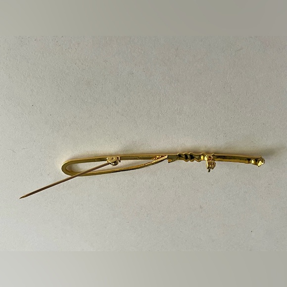 Horse Whip Stock Tie Pin - Picture 2 of 4